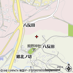 愛知県岡崎市八ツ木町周辺の地図