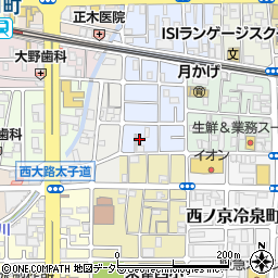 京都府京都市中京区西ノ京平町110周辺の地図