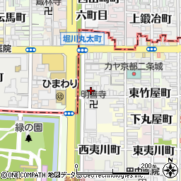 京都府京都市中京区七町目12周辺の地図