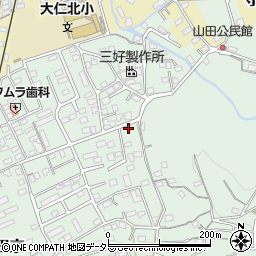 静岡県伊豆の国市田京640-7周辺の地図