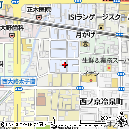 京都府京都市中京区西ノ京平町96周辺の地図