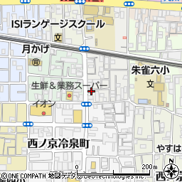 京都府京都市中京区西ノ京左馬寮町11-36周辺の地図