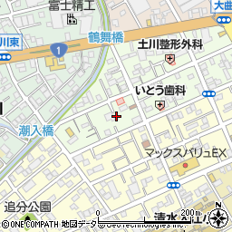 静岡県静岡市清水区鶴舞町6周辺の地図