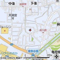京都府亀岡市余部町榿又31周辺の地図