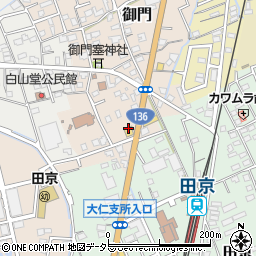 モスバーガー伊豆大仁店周辺の地図