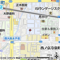 京都府京都市中京区西ノ京平町112周辺の地図