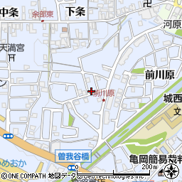 京都府亀岡市余部町榿又19-14周辺の地図