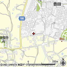 滋賀県蒲生郡日野町豊田257周辺の地図