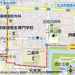 京都府京都市上京区主税町1042周辺の地図