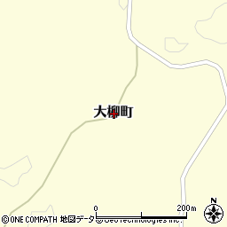 愛知県岡崎市大柳町周辺の地図