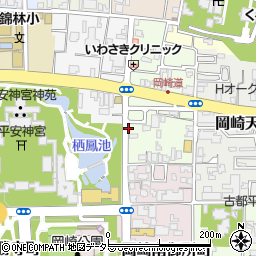 京都府京都市左京区岡崎北御所町周辺の地図
