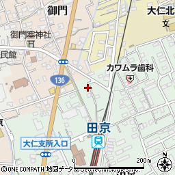 静岡県伊豆の国市田京681-3周辺の地図