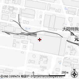 愛知県東海市元浜町周辺の地図