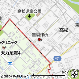 有限会社豊製作所周辺の地図