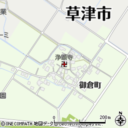 浄顕寺周辺の地図