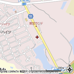 Ｊネットレンタカー滋賀栗東インター店周辺の地図
