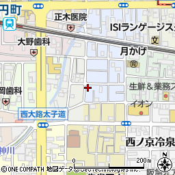 京都府京都市中京区西ノ京平町123周辺の地図