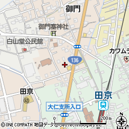 静岡県伊豆の国市御門54-12周辺の地図