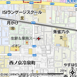 京都府京都市中京区西ノ京左馬寮町11-41周辺の地図