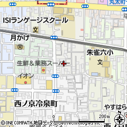 京都府京都市中京区西ノ京左馬寮町11-42周辺の地図