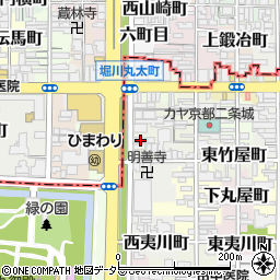 京都府京都市中京区七町目11周辺の地図