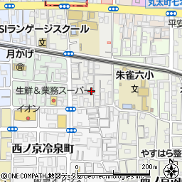 京都府京都市中京区西ノ京左馬寮町11-28周辺の地図
