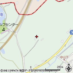 岡山県美作市中山177周辺の地図