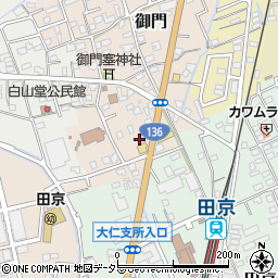 静岡県伊豆の国市御門54-11周辺の地図