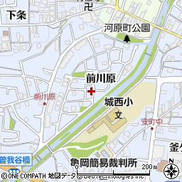 京都府亀岡市余部町前川原17-16周辺の地図