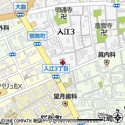 入江生涯学習交流館周辺の地図