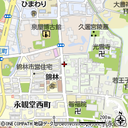 京都府京都市左京区南禅寺北ノ坊町周辺の地図