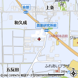 京都府農林水産技術センター　作物部周辺の地図