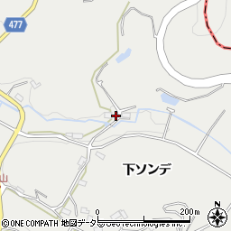 愛知県岡崎市外山町大久保周辺の地図