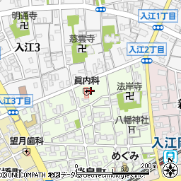 静岡県静岡市清水区入江南町9周辺の地図