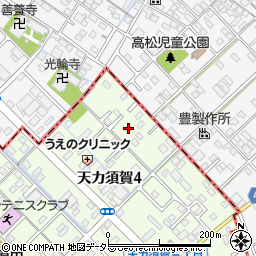 コートハウス富洲原周辺の地図