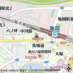 亀岡郵便局 ＡＴＭ周辺の地図