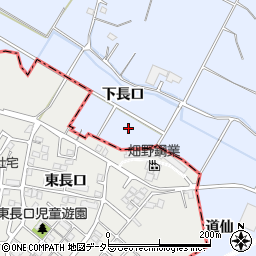 愛知県大府市長草町下長口周辺の地図
