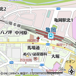 京都府亀岡市追分町谷筋25周辺の地図