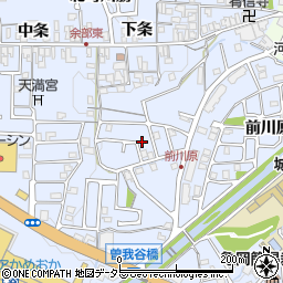 京都府亀岡市余部町榿又周辺の地図