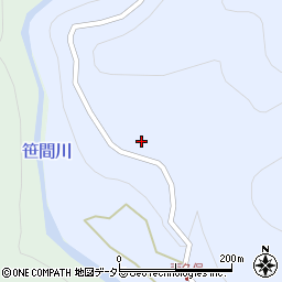 静岡県島田市川根町笹間上1072周辺の地図