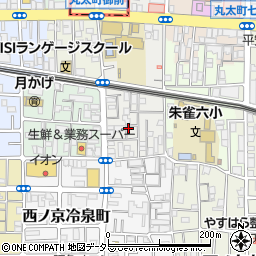 京都府京都市中京区西ノ京左馬寮町11-32周辺の地図