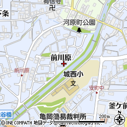 京都府亀岡市余部町前川原17-29周辺の地図