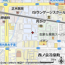 京都府京都市中京区西ノ京平町137周辺の地図