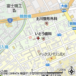静岡県静岡市清水区鶴舞町3-25周辺の地図
