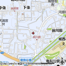 京都府亀岡市余部町榿又19-12周辺の地図