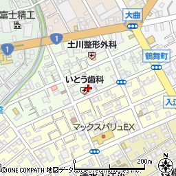 静岡県静岡市清水区鶴舞町3-17周辺の地図