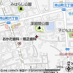 愛知県大府市柊山町周辺の地図