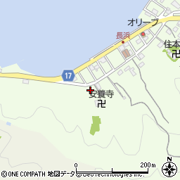 静岡県沼津市内浦長浜167周辺の地図
