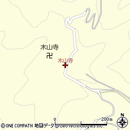 木山寺周辺の地図