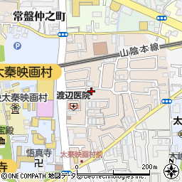 京都府京都市右京区太秦一ノ井町29-4周辺の地図